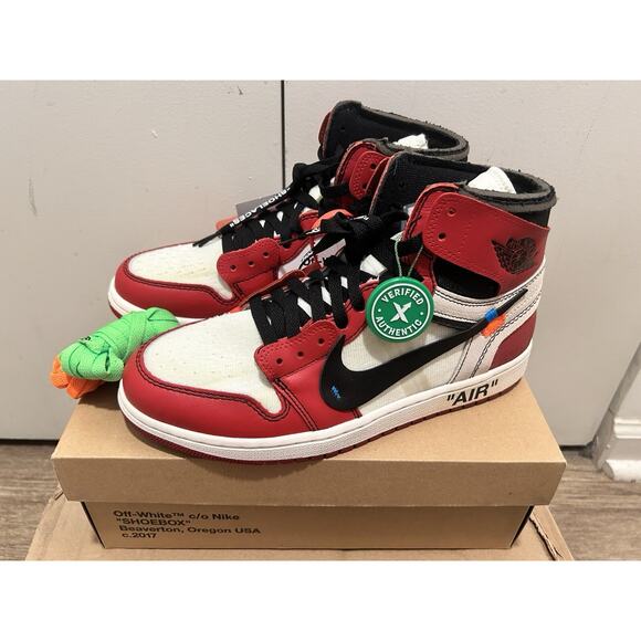 Size 9 - Jordan 1 Retro OG x Off-White High Chicago | AA3834-101 main image 9